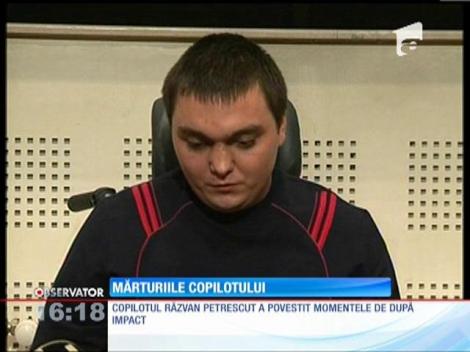 Copilotul Razvan Petrescu a facut primele declaratii dupa accidentul din Apuseni