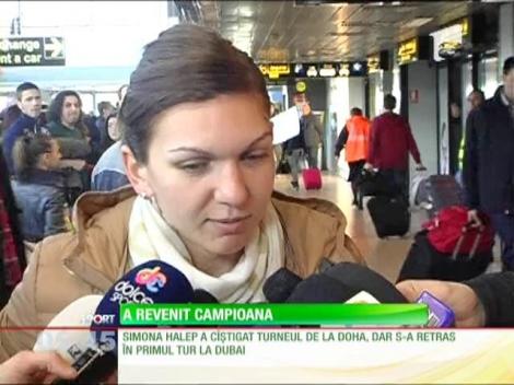 Simona Halep a revenit în România