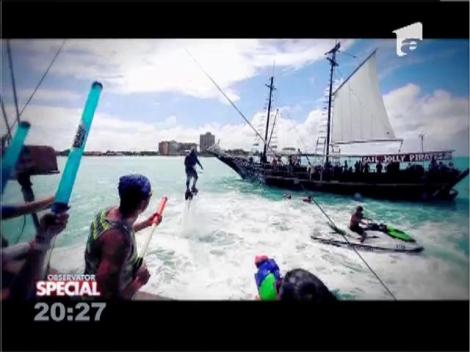 Bătălie navalăcu pistoale cu apă