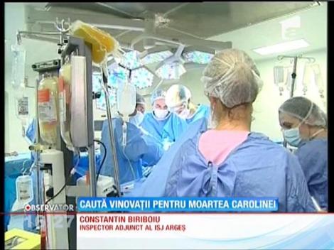 Se caută vinovaţii pentru moartea Carolinei!