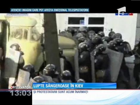 Lupte sângeroase în Kiev