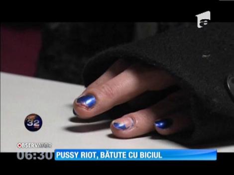 Membrele trupei Pussy Riot, bătute cu biciul
