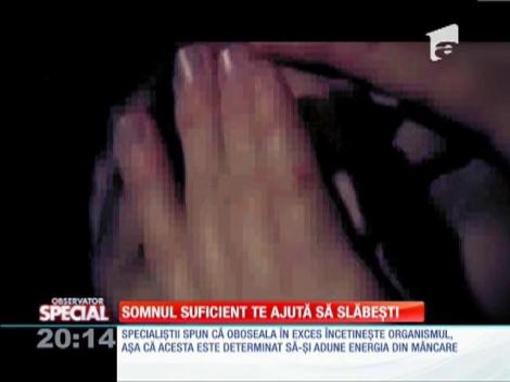 Cercetătorii americani: Somnul suficient te ajuta sa slabesti