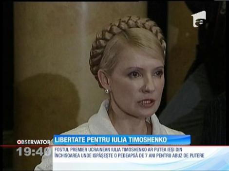 Iulia Timoşenko ar putea fi eliberată din închisoare
