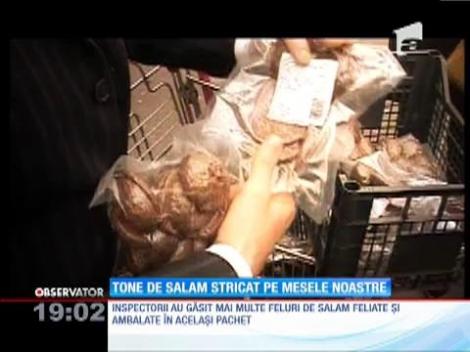 Alertă în hipermarketuri! Autorităţile retrag de la vânzare tone de salam provenit din Germania