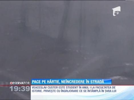 Pace doar pe hârtie în Kiev