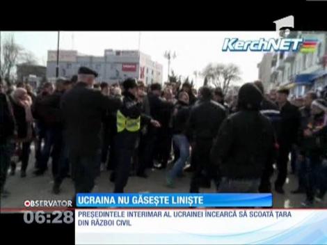 Ucraina nu-şi găseşte pacea nici după capitularea lui Ianukovici