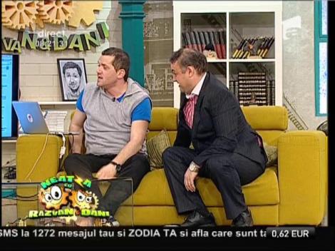 Gigi Becali, în platoul de la Neatza cu Răzvan şi Dani