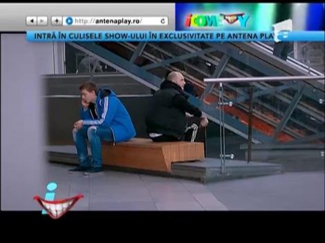 Cătălin Bordea, glume la mall