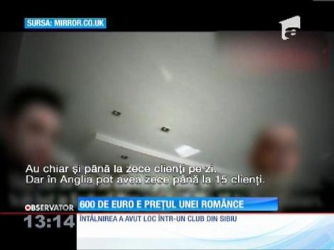 600 de euro, preţul unei românce la export