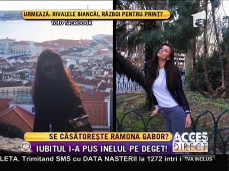 Ramona Gabor a primit un inel cu diamant de la iubitul ei arab