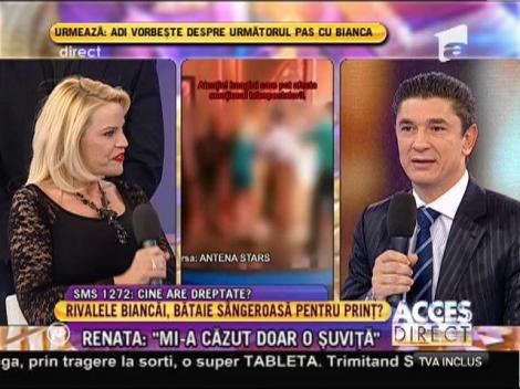 Renata, după păruiala cu Mariana Roşca: "Mi-a căzut doar o şuviţă"