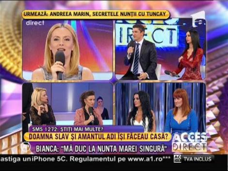 Adrian Cristea: "Nu mă mut cu Bianca"