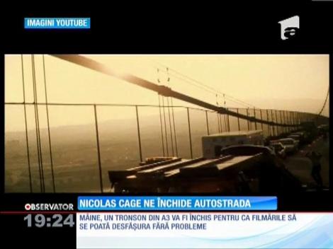 Nicolas Cage închide Autostrada Bucureşti - Ploieşti