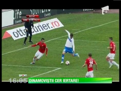 Dinamoviştii le-au cerut iertare suporterilor, după 1-2 cu Viitorul