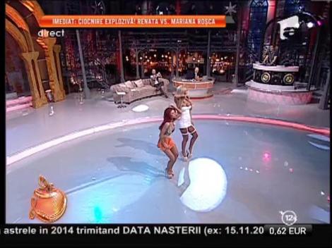 Ana Maria Mocanu şi Loredana Chivu, dans lasciv