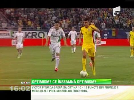 Victor Piţurca: "Sperăm să obţinem zece puncte din primele patru partide!"