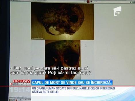 Craniile umane, sursă de venit pentru comercianţi