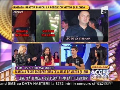Lena: "Cât timp Bianca a fost plecată în străinătate, eu am stat cu Victor"
