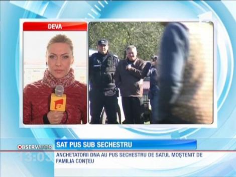 Un sat din Arad, pus sub sechestru de procurorii DNA