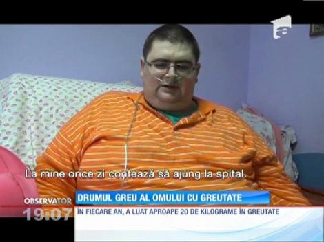 La 40 de ani cântăreşte de patru ori mai mult decât un bărbat de vârsta lui