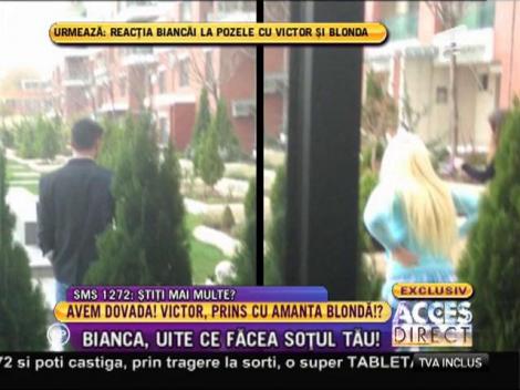 Victor, prins cu amanta?!