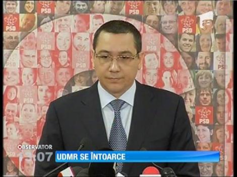 Conducerea PSD a anunţat că are un protocol de colaborare încheiat cu UDMR