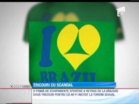Campionatul Mondial de Fotbal din Brazilia, tricouri cu scandal