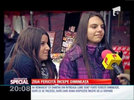 Special! Dimineaţa, momentul cel mai fericit al zilei!