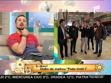 Diesel lansează noul videoclip "Absolvent" la metrou!