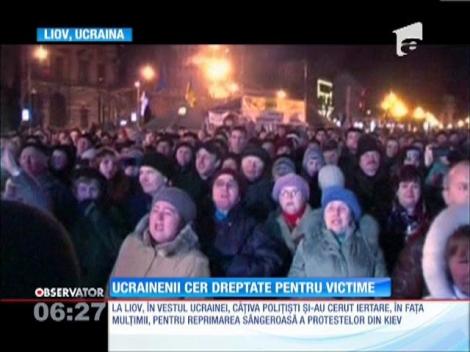 Ucrainenii cer dreptate pentru victime