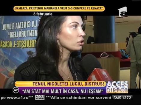Nicoleta Luciu nu scapă de problemele cu tenul