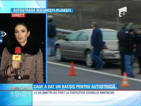 Nicolas Cage a plătit pentru inchirierea a 13 kilometri de autostradă puţin peste 2.000 de lei