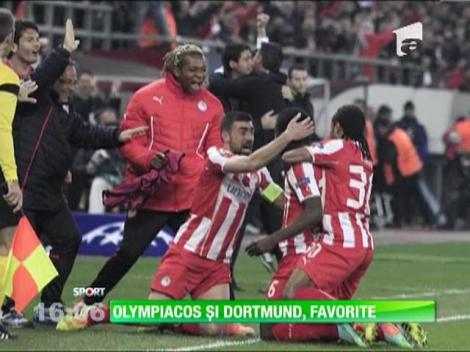 Olympiacos şi Dortmund, favorite