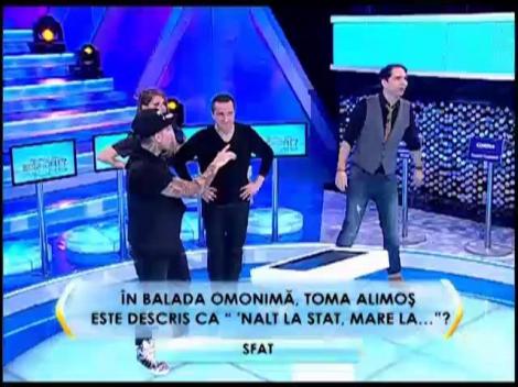 Alex Velea, Andreea Bănică şi Claudiu Bleonţ au pierdut confruntarea cu blondele lui Negru!