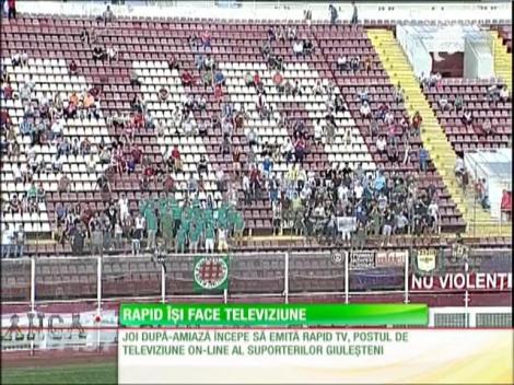 Rapid îşi face televiziune online