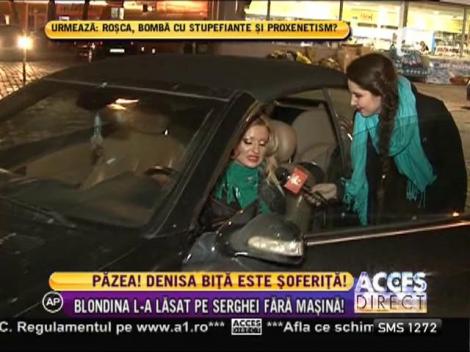 Denisa Biţă şi-a luat permisul de conducere