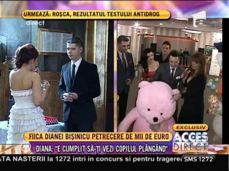 Fetiţa Dianei Bişinicu, petrecere de mii de euro