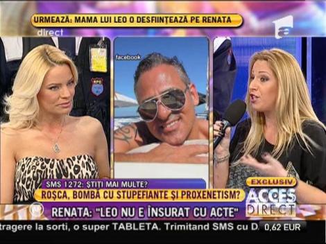 Mariana Roşca, acuzată de Leo că se droghează