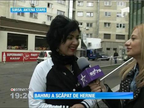 Adriana Bahmuţeanu a scăpat de hernie