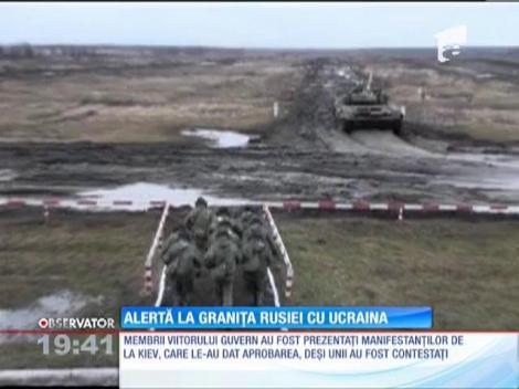Alertă la graniţa Rusiei cu Ucraina