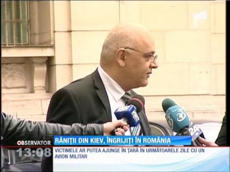 Răniţii din Kiev, îngrijiţi în România