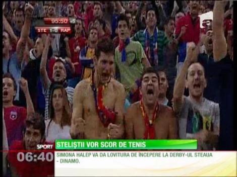 Steliștii vor scor de tenis cu Dinamo