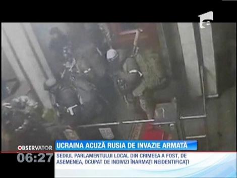 Ucraina acuză Rusia de invazie armată