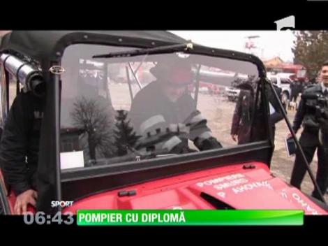 Doroftei, pompier cu diplomă