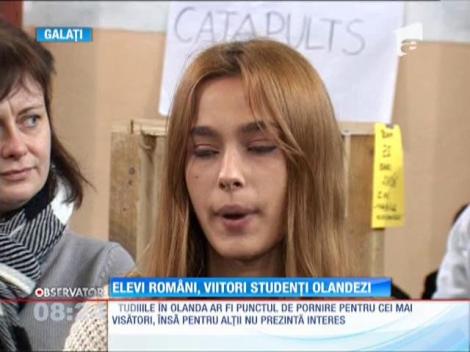 Elevii români, viitori studenți olandezi