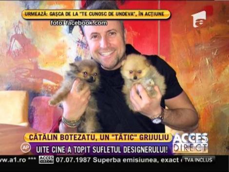 Cătălin Botezatu a primit cadou doi căţeluşi!