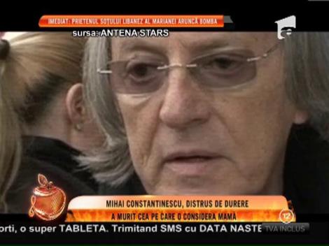 Mihai Constantinescu şi-a condus sora pe ultimul drum