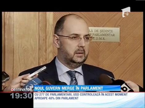 Noul Guvern merge in Parlament