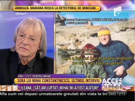 Ultimul interviu al lui Ilenei Constantinescu